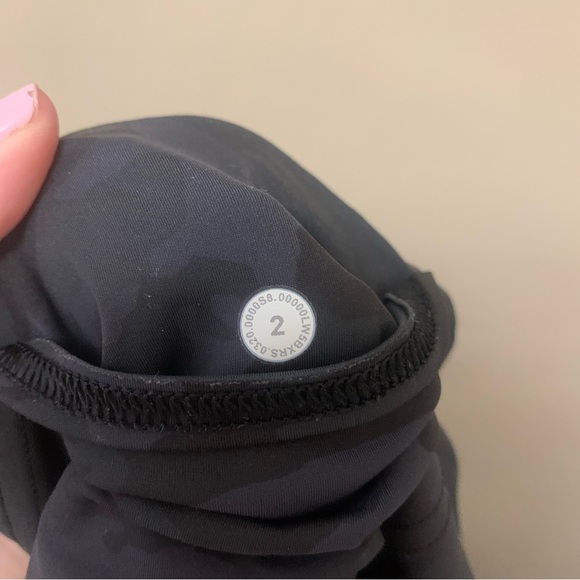 Lululemon Fast and Free Tight II 25" Heritage 365 Camo Deep Coal Multi Size 2 - Picture 12 of 14